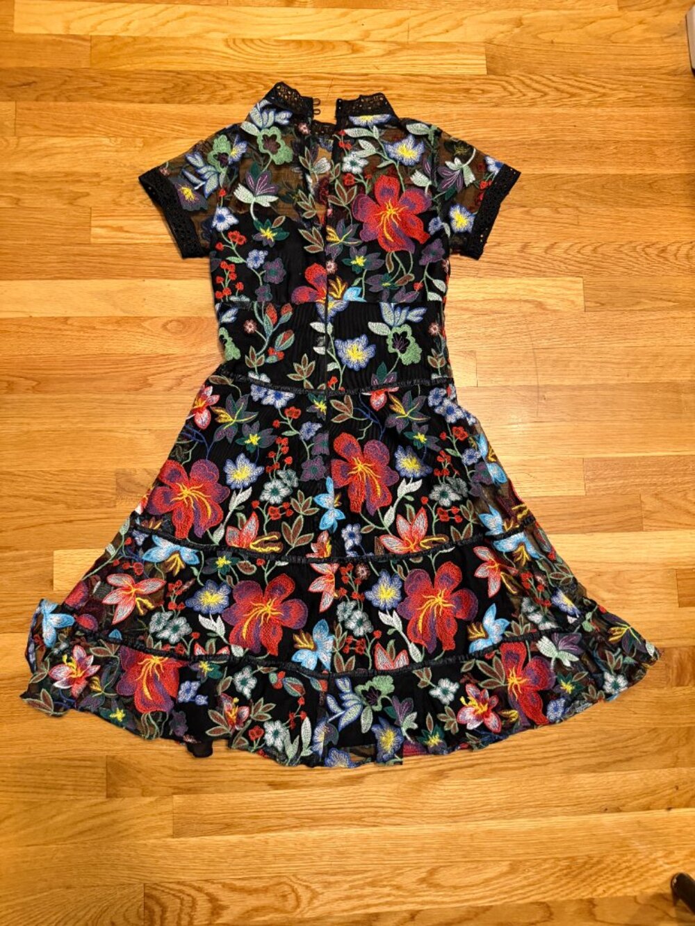 Anthropologie Vone Janine Embroidered Dress - Picture 9 of 14